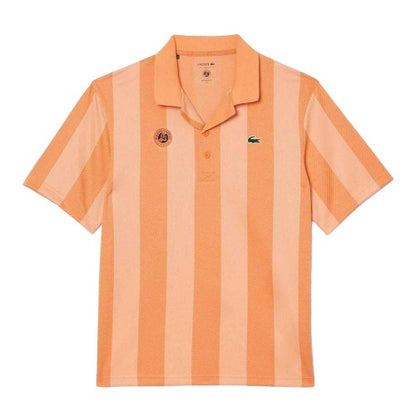 Front - Lacoste Mens Roland Garros Edition Relaxed Fit Tennis Polo Shirt