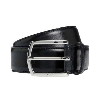 Front - Boss Mens Leather Belt