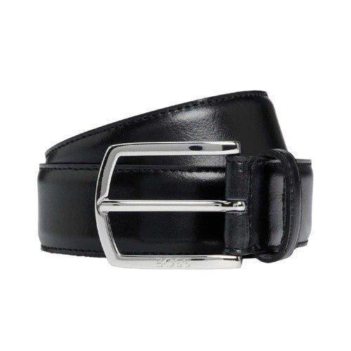 Front - Boss Mens Leather Belt