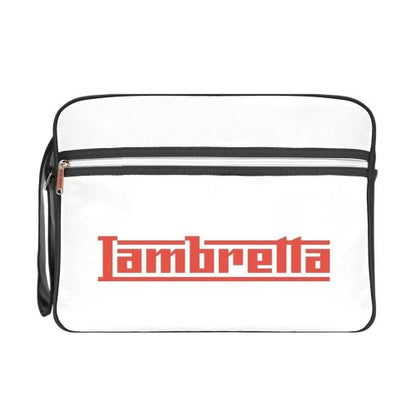 Front - Lambretta Wordmark Travel Shoulder Bag