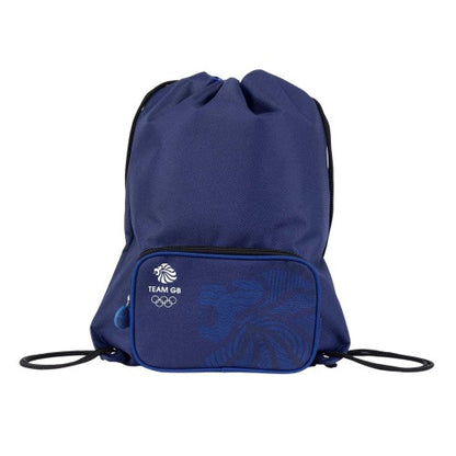 Front - Team GB Logo Gym Drawstring Bag