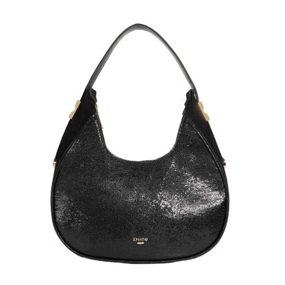 Front - Dune London Dedicated Gold Detail Hobo Bag