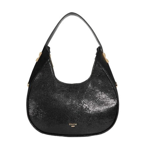 Front - Dune London Dedicated Gold Detail Hobo Bag