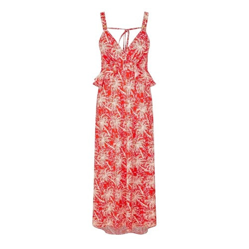 Front - Biba Womens/Ladies Palm Tree Sleeveless Sundress