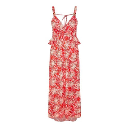 Front - Biba Womens/Ladies Palm Tree Sleeveless Sundress