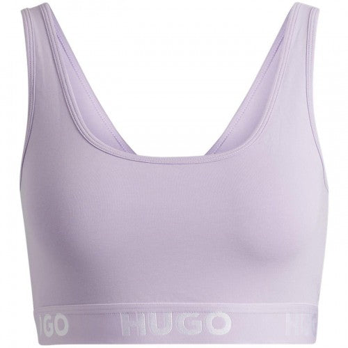 Front - Hugo Womens/Ladies Sporty Cotton Jersey Bralette