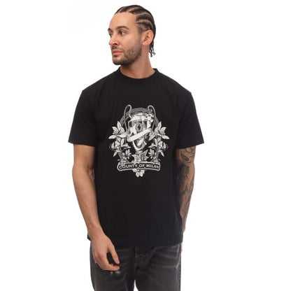 Front - Marcelo Burlon Unisex Adult County Of Milan Cup Regular T-Shirt