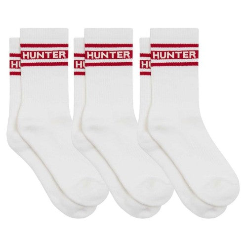 Front - Hunter Unisex Adult Crew Socks (Pack of 3)