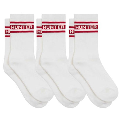 Front - Hunter Unisex Adult Crew Socks (Pack of 3)