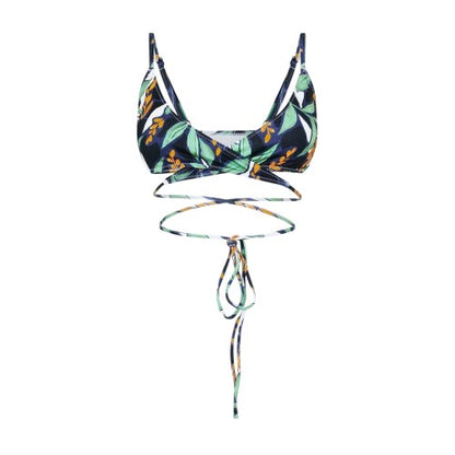 Front - Hugo Womens/Ladies Bio Floral Bikini Top
