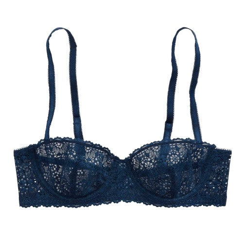 Front - Ralph Lauren Womens/Ladies Floral Lace Bra