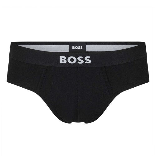 Front - Boss Mens Logo Cotton Briefs (Pack of 3)