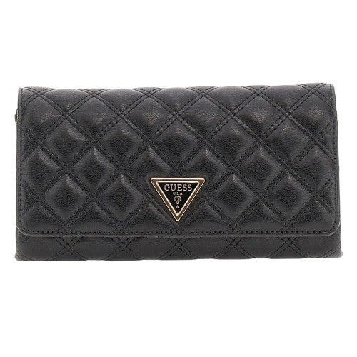 Front - Guess Giully Quilted Clutch Bag