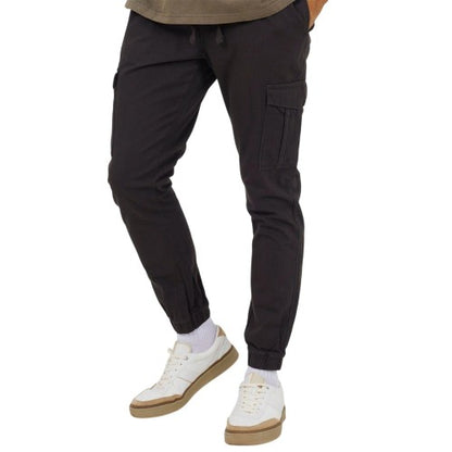 Front - Brave Soul Mens Cargo Jogging Bottoms