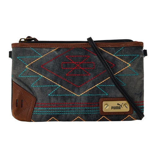 Front - Puma Womens/Ladies Denim Everyday Shoulder Bag
