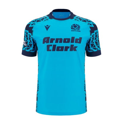 Front - Scotland RU Unisex Adult Polyester Rugby Shirt