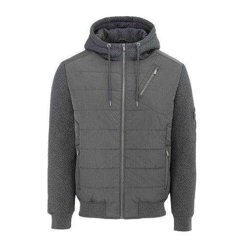 Front - Firetrap Mens Polyester Long-Sleeved Hybrid Jacket