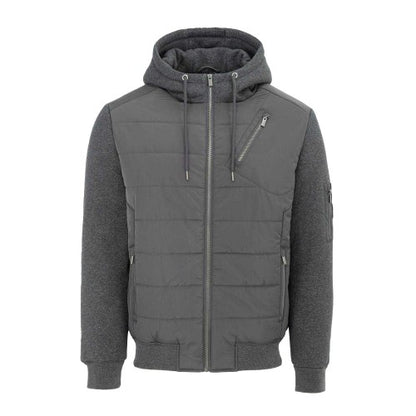 Front - Firetrap Mens Polyester Long-Sleeved Hybrid Jacket