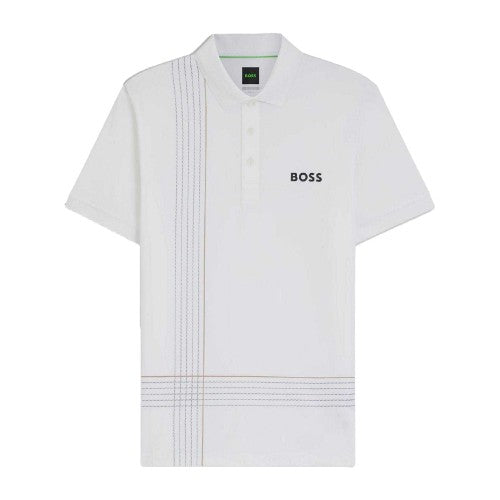 Front - Boss Mens Active Slim Polo Shirt