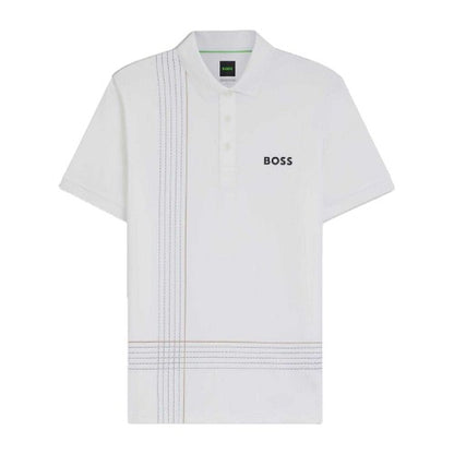 Front - Boss Mens Active Slim Polo Shirt
