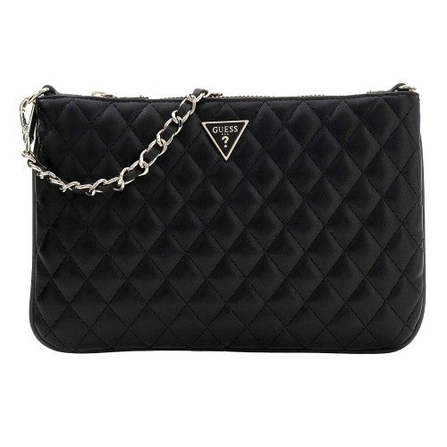 Front - Guess Quilted Logo Wallet
