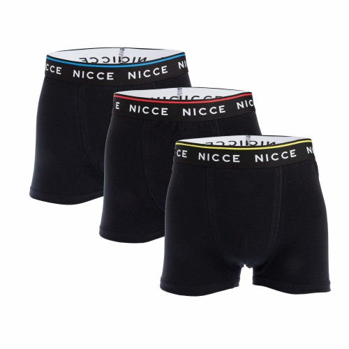 Front - Nicce Mens Balbyn Boxer Shorts (Pack of 3)