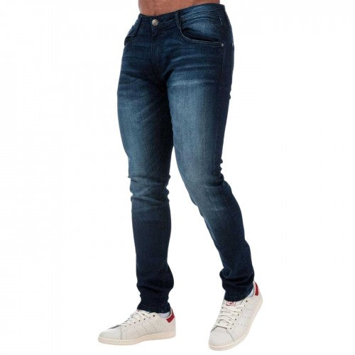 Front - Duck and Cover Mens Maylead Slim Jeans