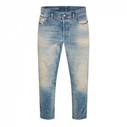 Front - Diesel Mens D-Finitive Cotton Blend Tapered Jeans