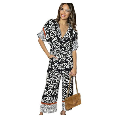 Front - AX Paris Womens/Ladies Polyester Jumpsuit
