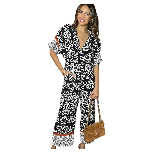 Front - AX Paris Womens/Ladies Polyester Jumpsuit