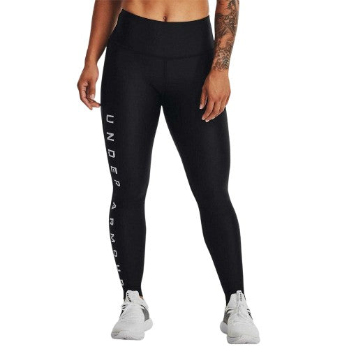 Front - Under Armour Womens/Ladies HeatGear Reflective High Waist Leggings