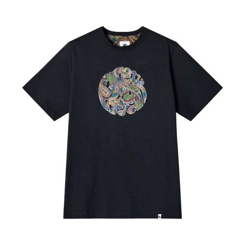 Front - Pretty Green Mens Paisley Cotton Regular Casual T-Shirt