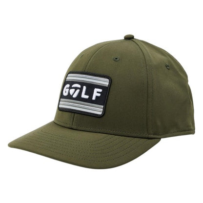 Front - TaylorMade Unisex Adult Sunset Wordmark Logo Golf Baseball Cap