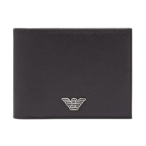 Front - Emporio Armani Bifold Logo Wallet