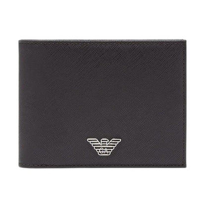Front - Emporio Armani Bifold Logo Wallet