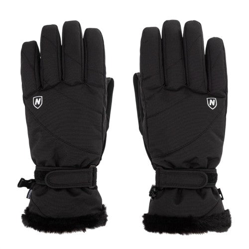 Front - Nevica Unisex Adult Meribel Logo Winter Gloves