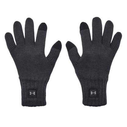 Front - Under Armour Mens Halftime Knitted Wool Gloves