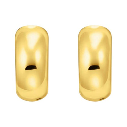 Front - Thomas Sabo Polished Chunky Hoop Earrings