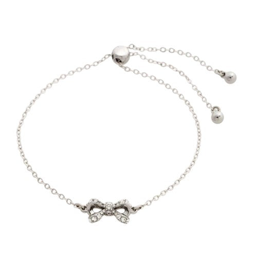 Front - Ted Baker Womens/Ladies Metal Crystal Bow Bracelet