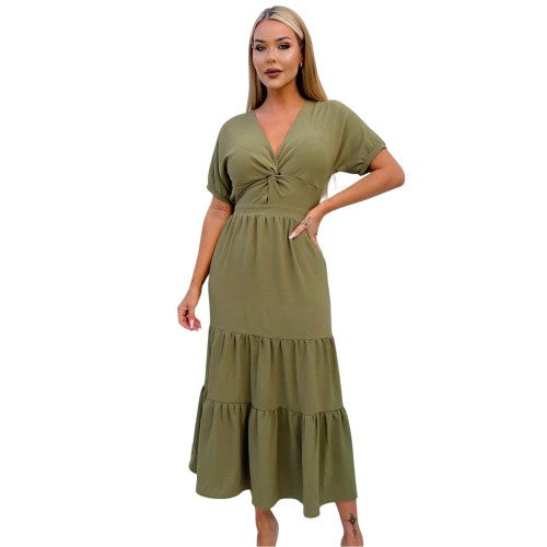 Front - AX Paris Womens/Ladies Polyester Summer Maxi Dress