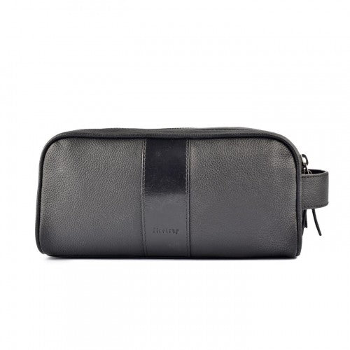 Front - Firetrap Leather Travel Wash Bag