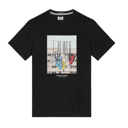 Front - Weekend Offender Mens Trainers T-Shirt