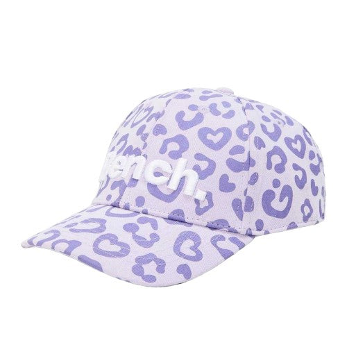 Front - Bench Childrens/Kids Leopard Print Baseball Cap