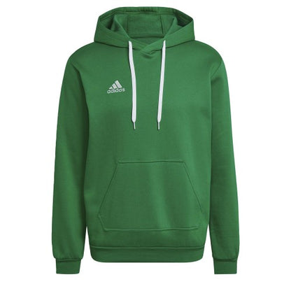 Front - Adidas Mens Entrada 22 Cotton Blend Pullover Hoodie