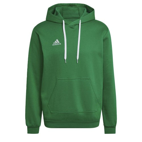 Front - Adidas Mens Entrada 22 Cotton Blend Pullover Hoodie