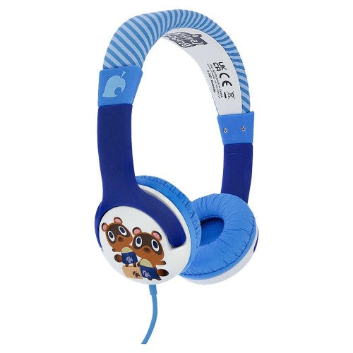 Front - Animal Crossing Childrens/Kids Character Timmy & Tommy Headphones