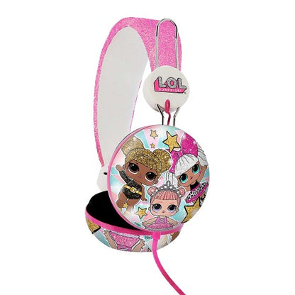 Front - LOL Surprise Girls Glam Glitter Queen Bee Over Ear Headphones