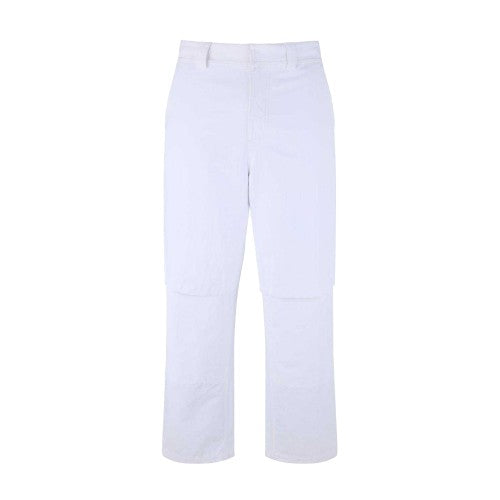 Front - Off White Mens Carpenter Cotton Blend Trousers
