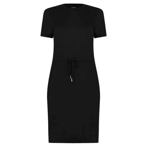 Front - Superdry Womens/Ladies Drawstring T-Shirt Dress