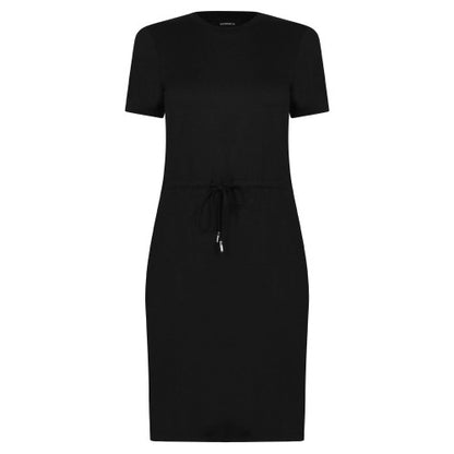 Front - Superdry Womens/Ladies Drawstring T-Shirt Dress